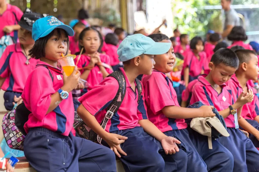 Group of Thai Children